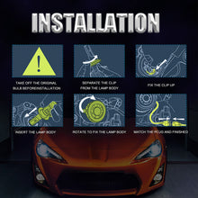 Load image into Gallery viewer, YZautolights Headlights Bulbs High/Low Beam light bulb 2PCS（D2S H7 LED) Conversion Kit