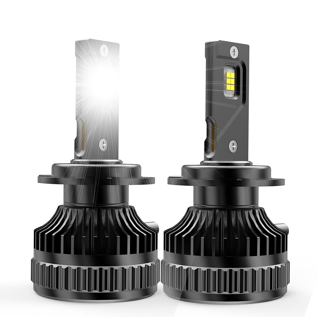 YZautolights Headlights Bulbs High/Low Beam light bulb 2PCS（D2S H7 LED) Conversion Kit