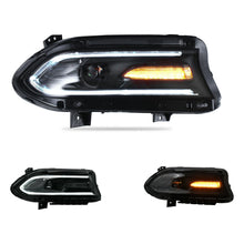 Load image into Gallery viewer, YZautolights LED Headlights For Dodge Charger Dual Beam Lens (2015-2020)