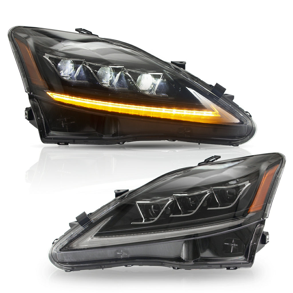 YZautolights Headlights For Lexus IS Series IS250, IS350, IS200d, IS-F (2006-2015)