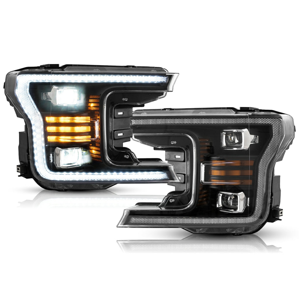 YZautolights Headlights For Ford F-150 13th Gen Pickup (2018 2019 2020)