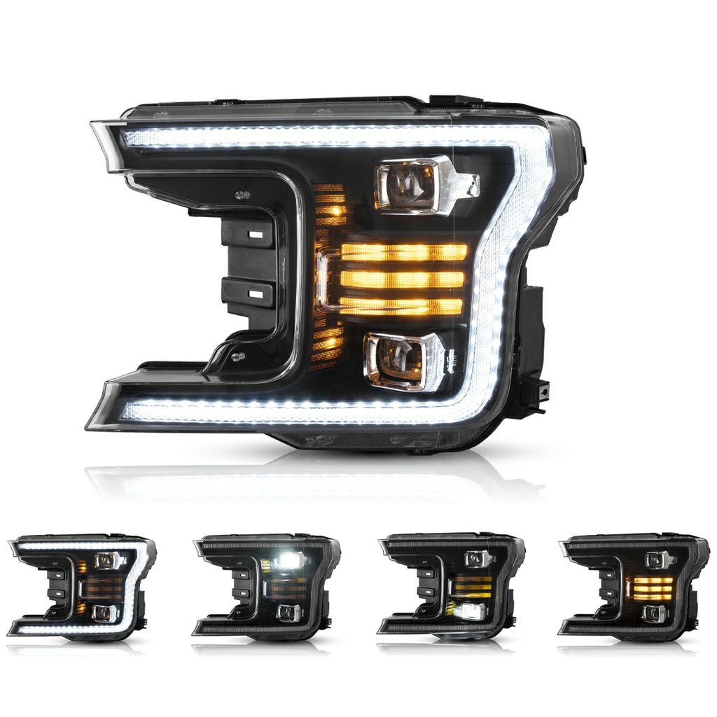 YZautolights Headlights For Ford F-150 13th Gen Pickup (2018 2019 2020)