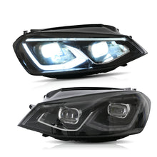 Load image into Gallery viewer, YZautolights LED Projector Headlights for Volkswagen Golf MK7 Not GTI GOLF R (2014-2019)
