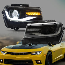 Load image into Gallery viewer, YZautolights LED Headlights For Chevrolet Camaro HELLA 5/Dual beam lens (2014 2015)