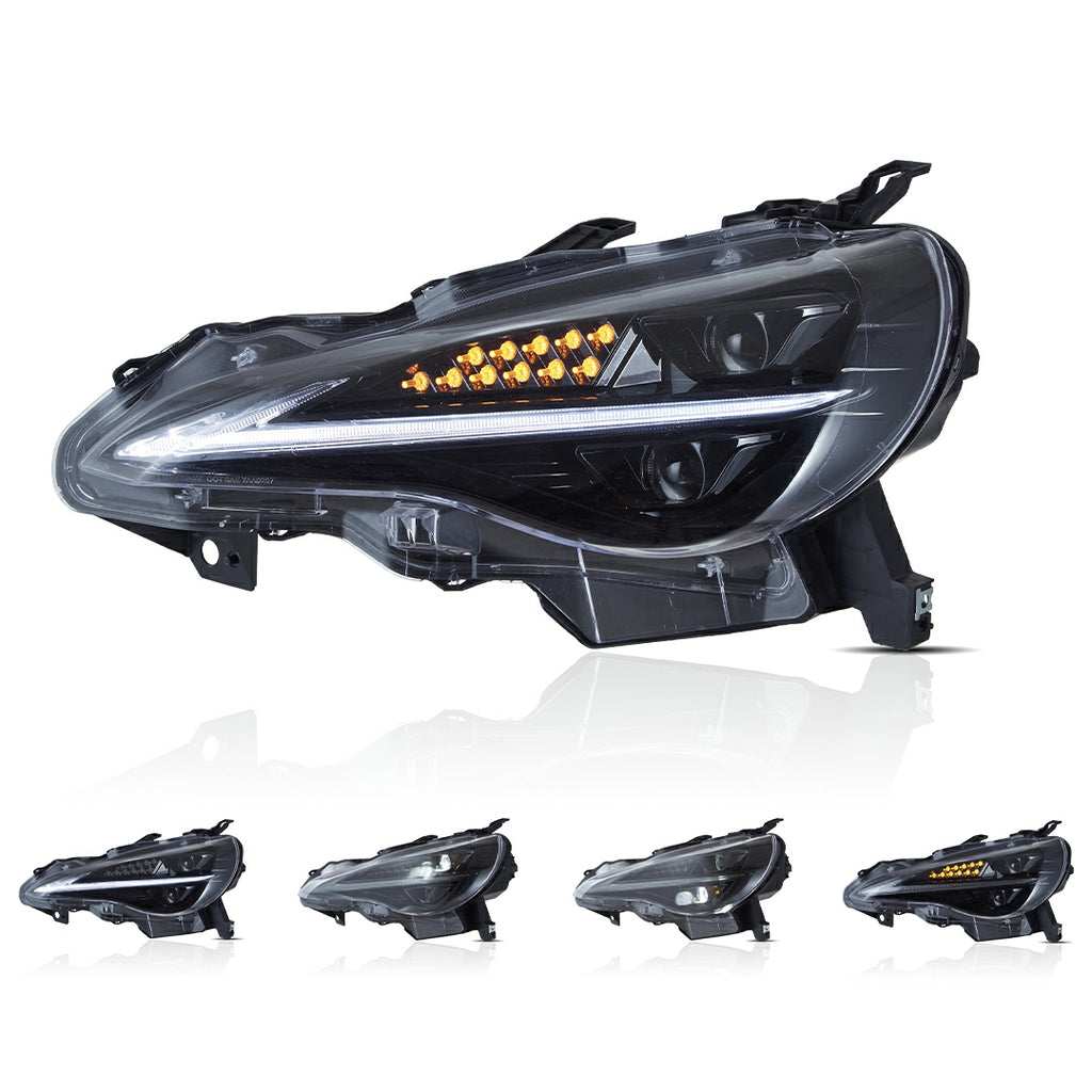 YZautolights Headlights For Toyota 86/GT86, Subaru Brz, Scion Frs (2012–2021)