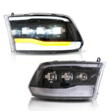 YZautolights LED Projector Headlights For Dodge RAM (2009-2021)