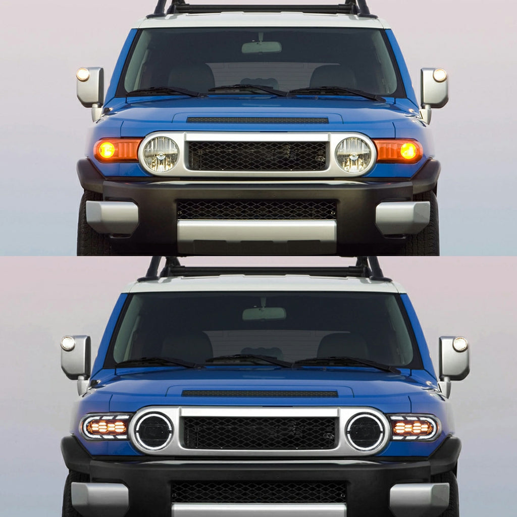 LED Headlights For Toyota Fj Cruiser 2007-2023