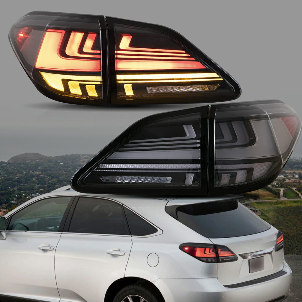 YZautolights LED Tail Lights For Lexus RX 350, 400h, 450h, 450hl 3rd Gen (2009-2014)