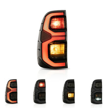 Laden Sie das Bild in den Galerie-Viewer, YZautolights LED Tail Lights For Toyota Hilux Dynamic Start-Up Animation (2015-2020)
