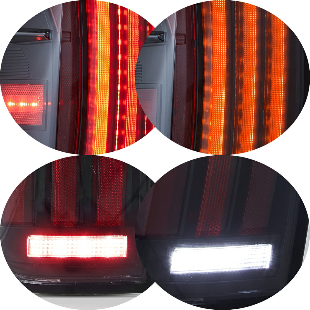 Tail Lights Toyota Tundra LED With Dynamic Welcome Lighting Clear 2014-2021
